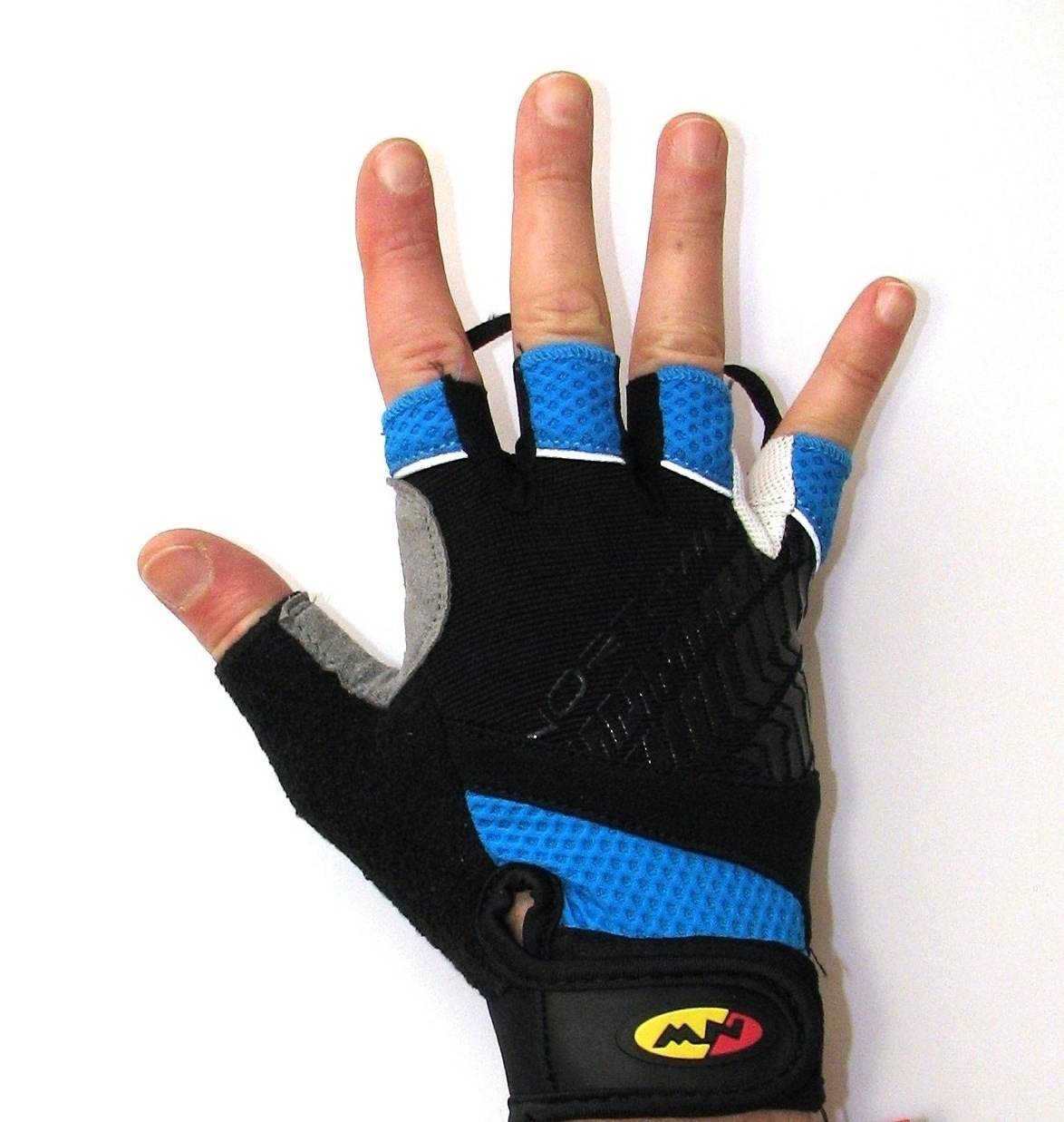 Велоперчатки NORTHWAVE C89122007 Black-Blue L Велоперчатки NORTHWAVE C89122007 Black-Blue L